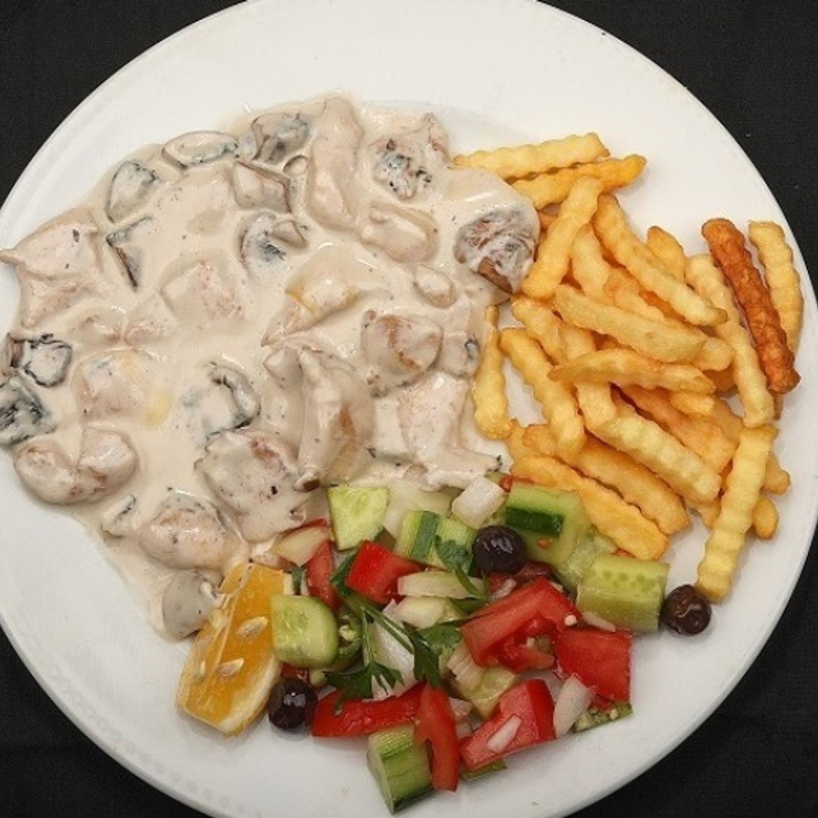 Kremalı Mantarlı Tavuk