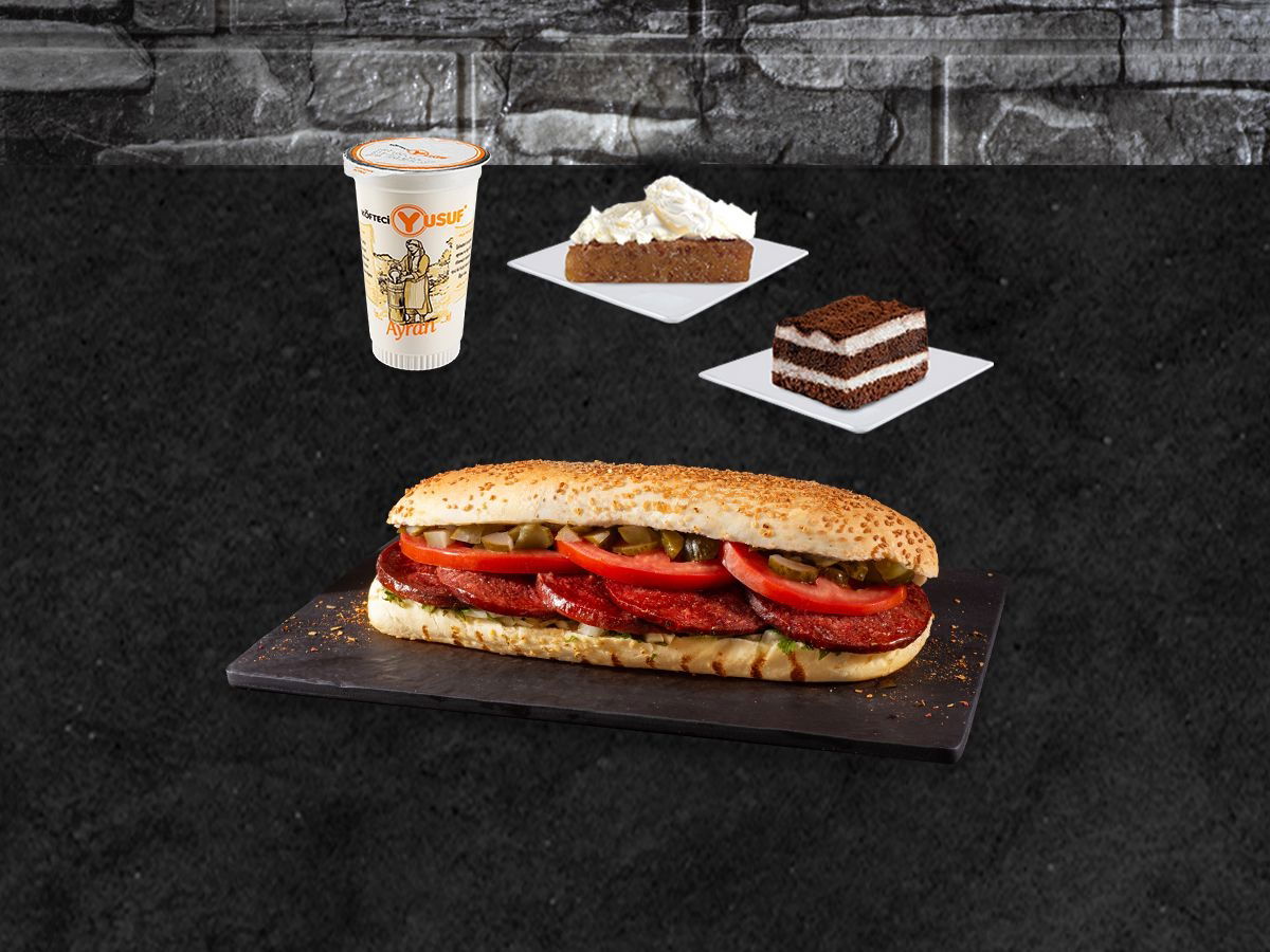 En Tatlı Tam Porsiyon Ekmek Arası Sucuk Menü