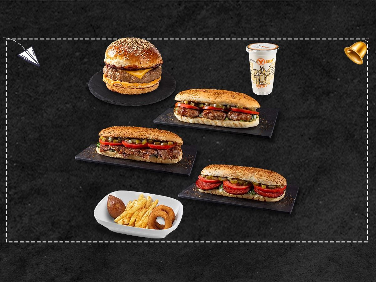 Tekli Öğrenci Yarım Porsiyon Ekmek Arası Menü