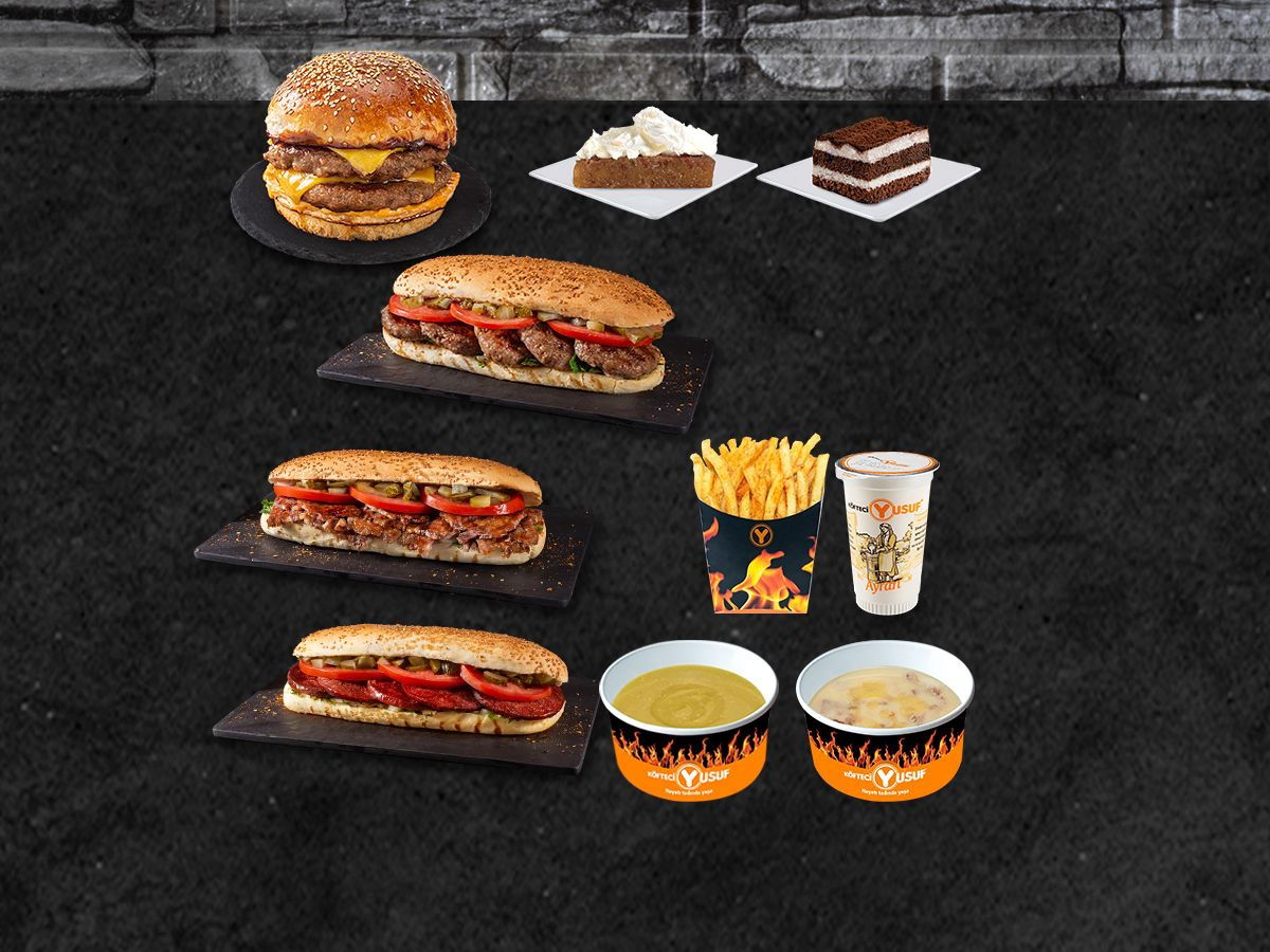 Dolu Dolu Tam Porsiyon Ekmek Arası Menü