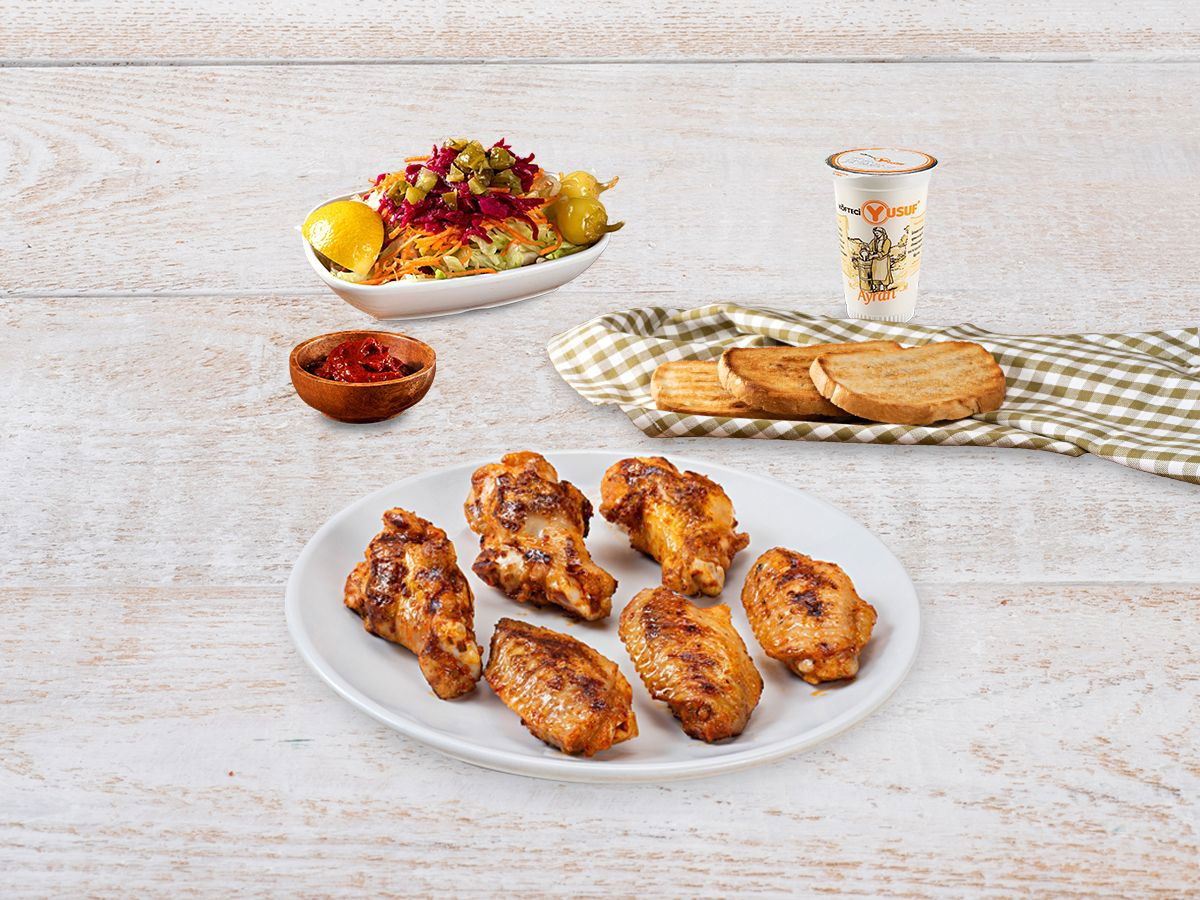 Tavuk Kanat Menü (200 gr.)