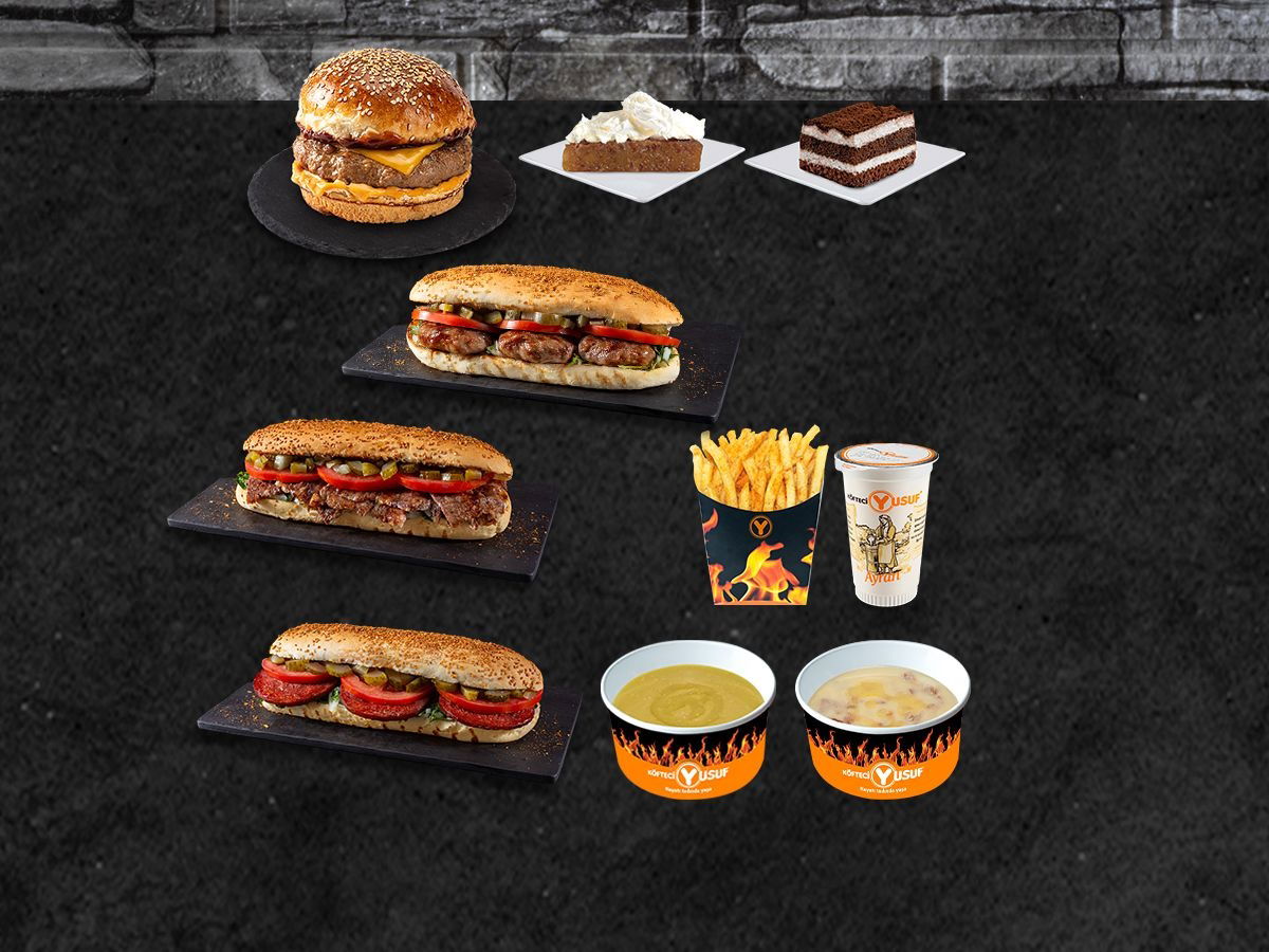 Dolu Dolu Yarım Porsiyon Ekmek Arası Menü