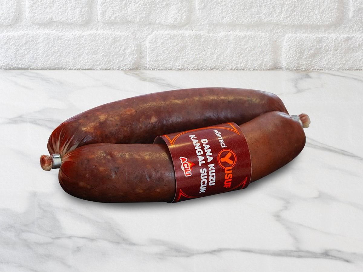 Köfteci Yusuf Acılı Parmak Sucuk (Fermente) (250 gr.)