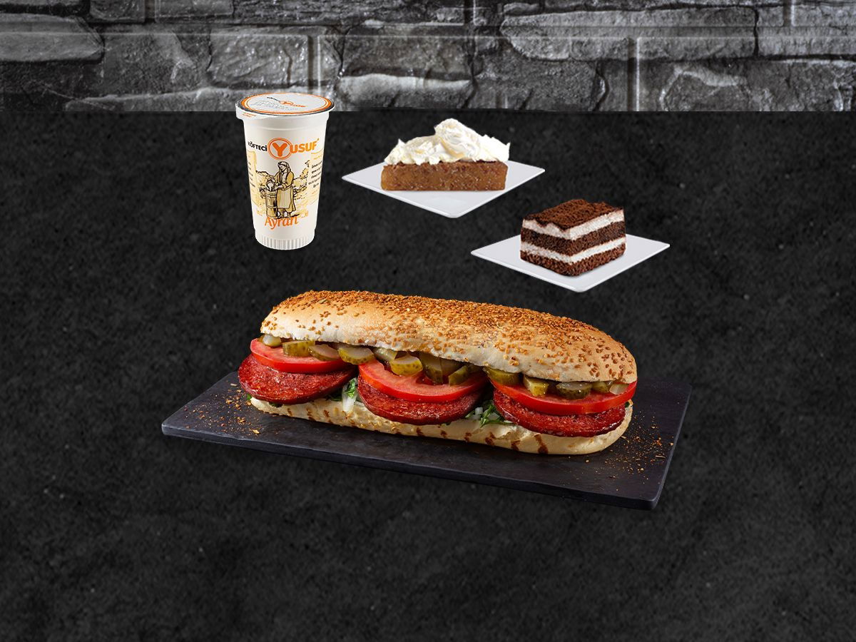 En Tatlı Yarım Porsiyon Ekmek Arası Sucuk Menü