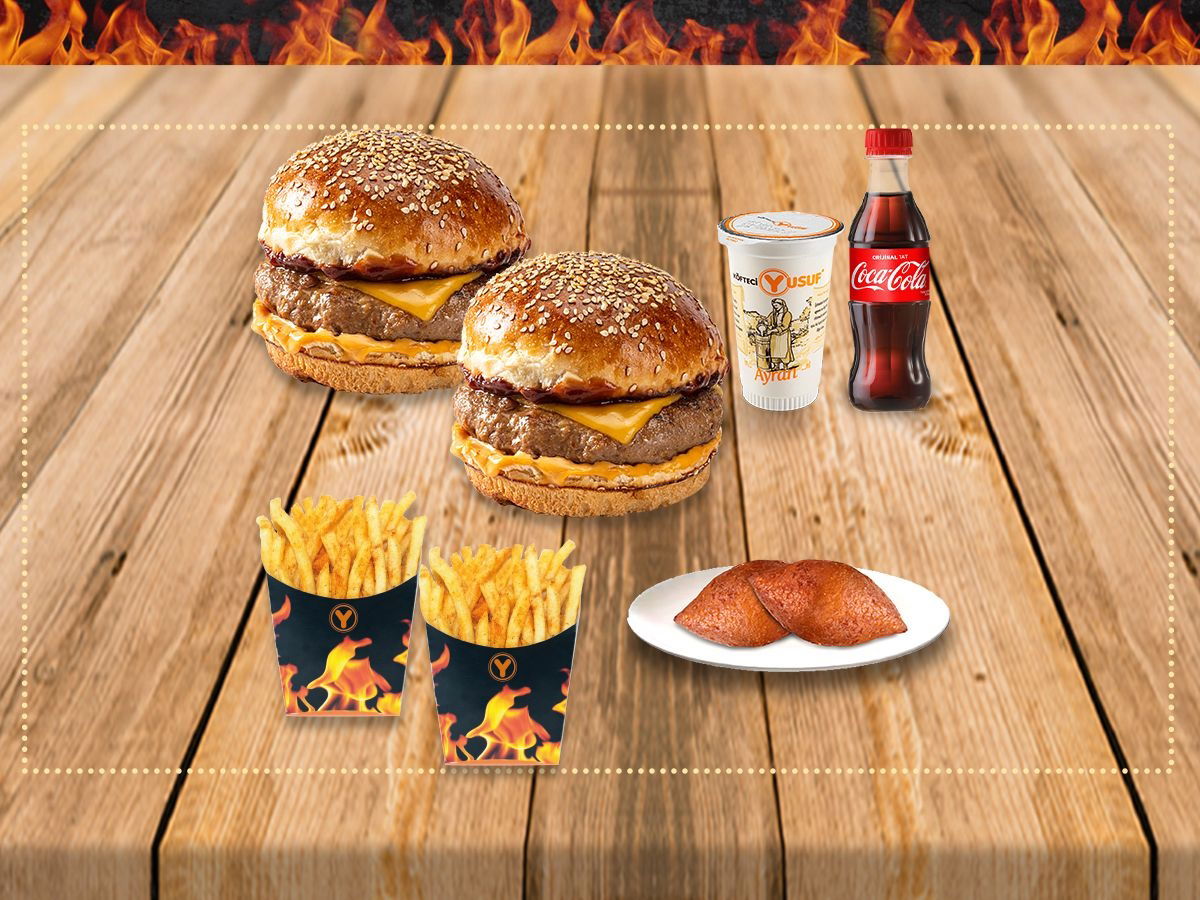 İkili Burger Menü