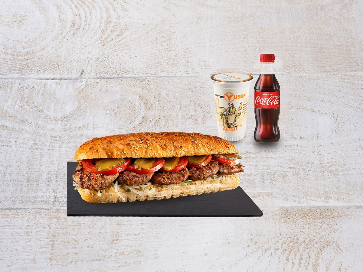 Tam Porsiyon Ekmek Arası Köfte Menü