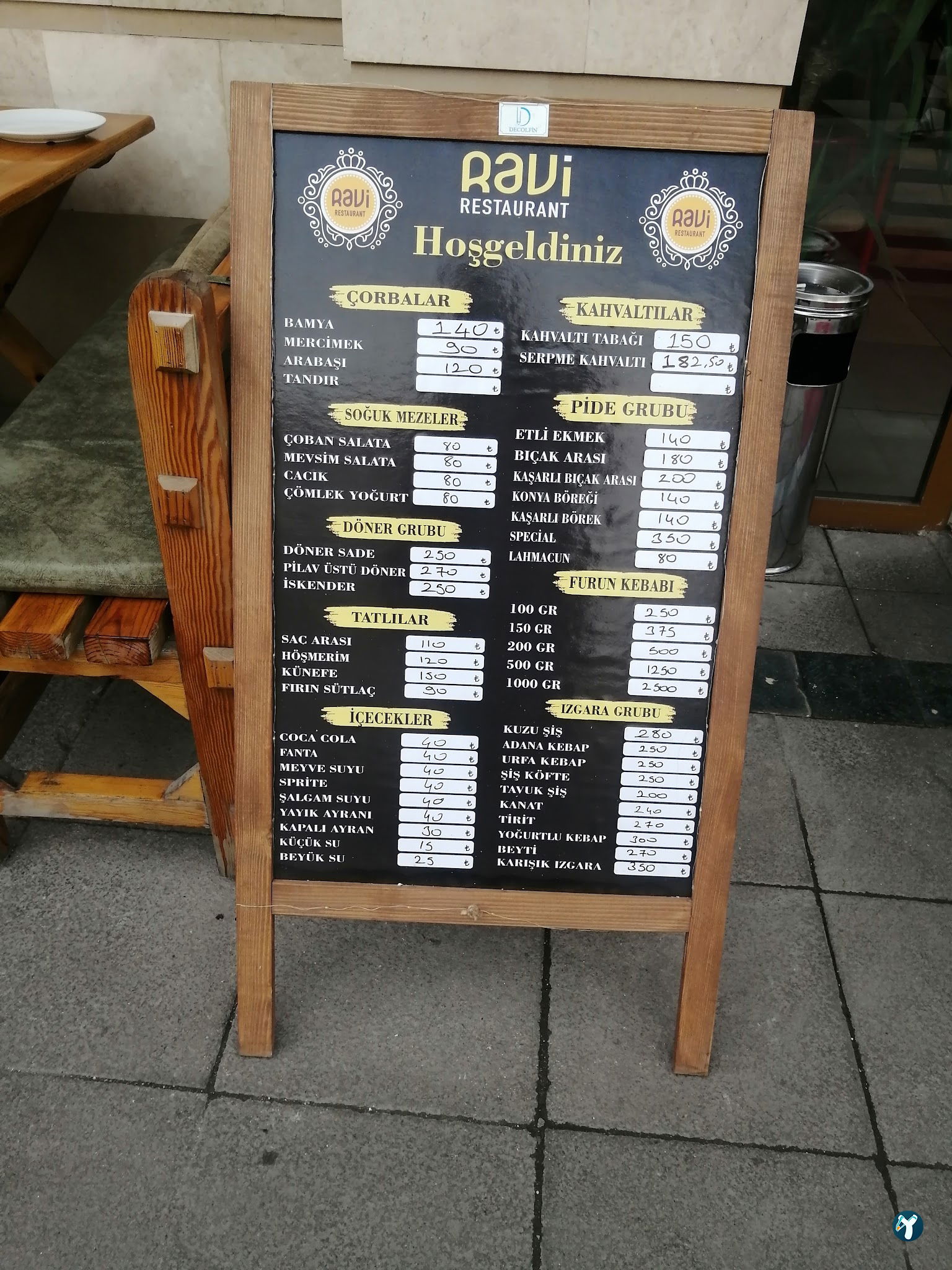 Ravi Restaurant Konya Mutfağı