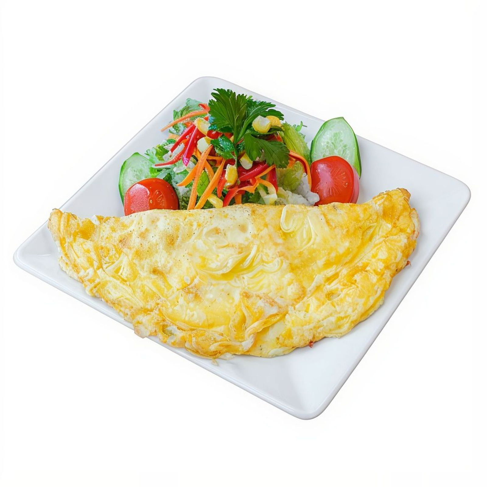Lor Peynirli Maydanozlu Omlet