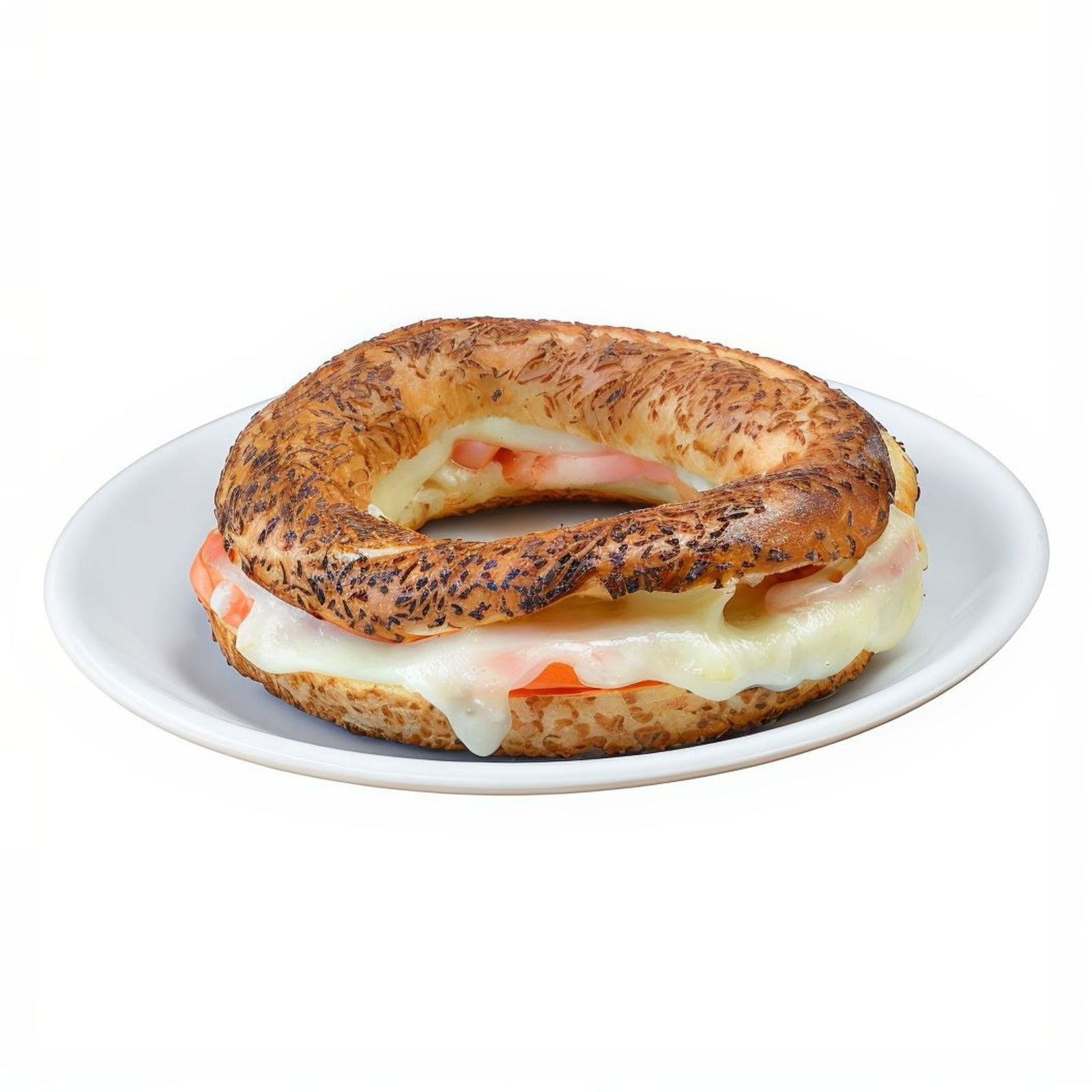 Duble Beyaz Peynirli Simit Tost