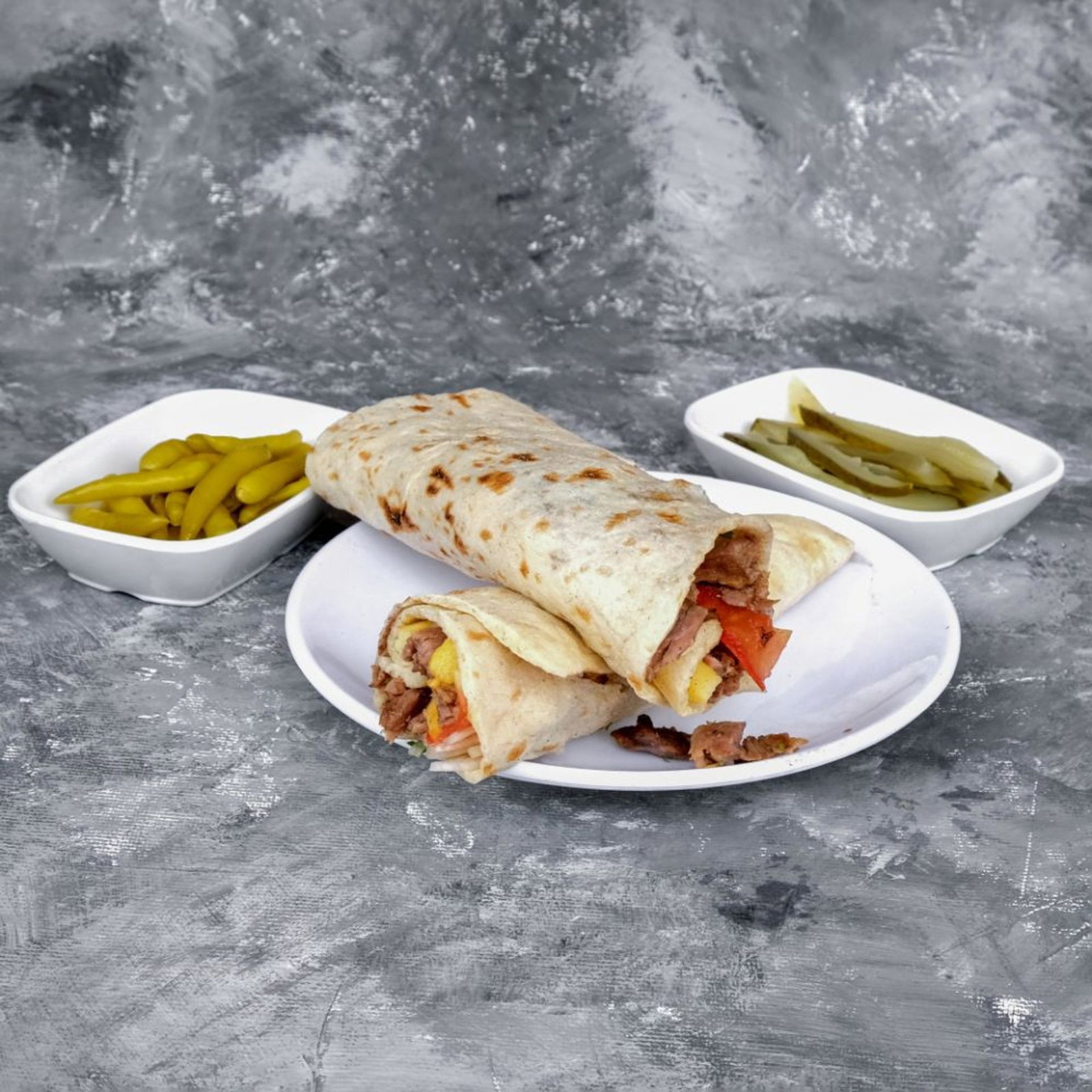 Cheddarlı Et Döner Dürüm