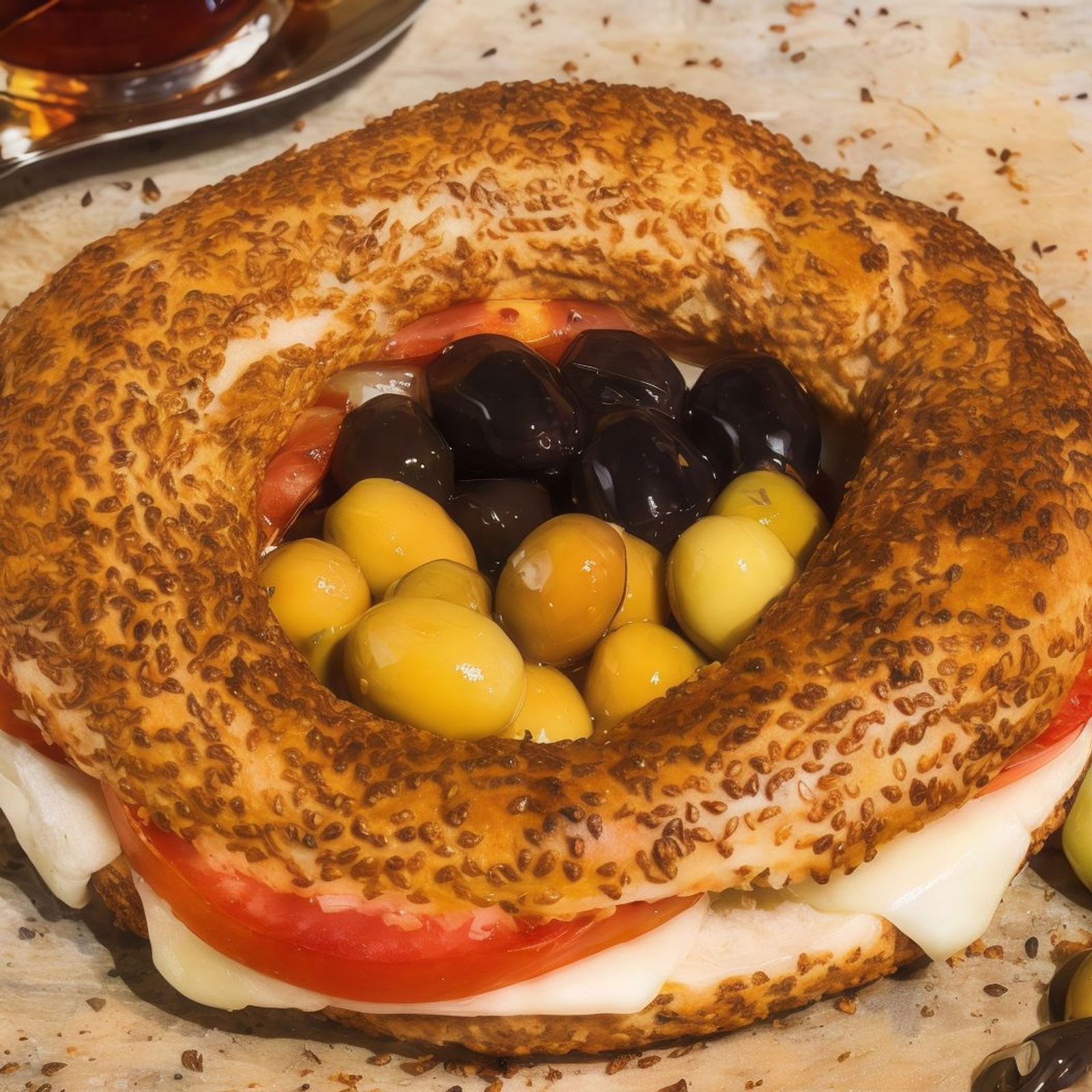 Tulum Peynirli Simit Tost