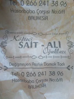 Sayıt Ali Köftecisi resimleri