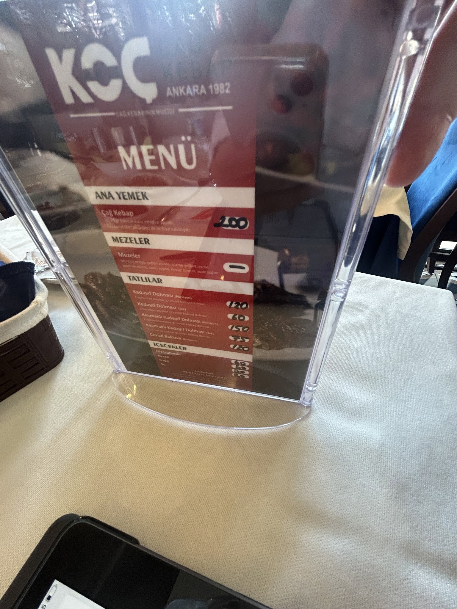 Koç Cağ Kebap Ankara Mustafa Kemal- Cağ Kebabı Ankara