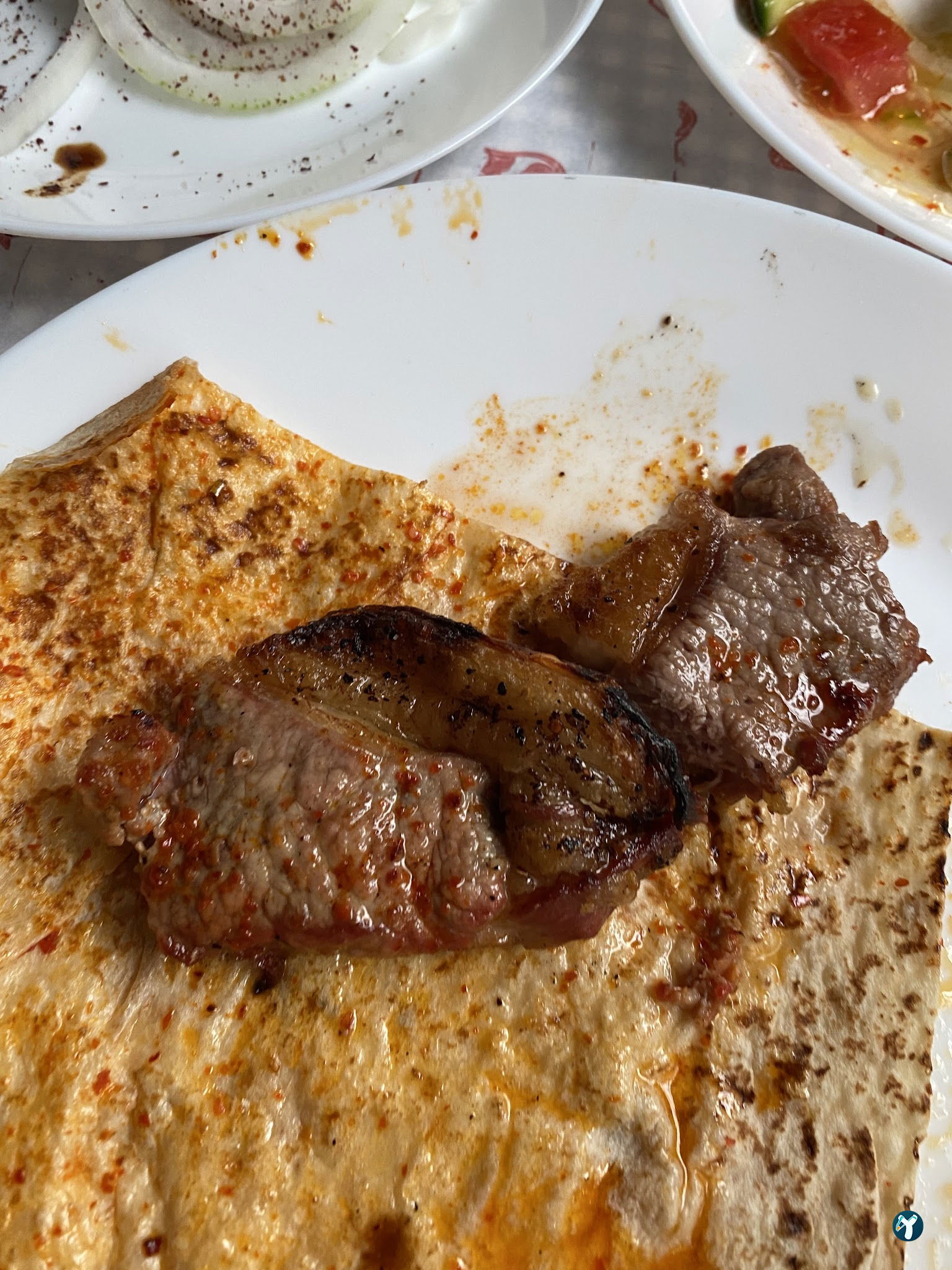 The Salaş Ciğer Şeftali Kebabı (Kebap Evi)