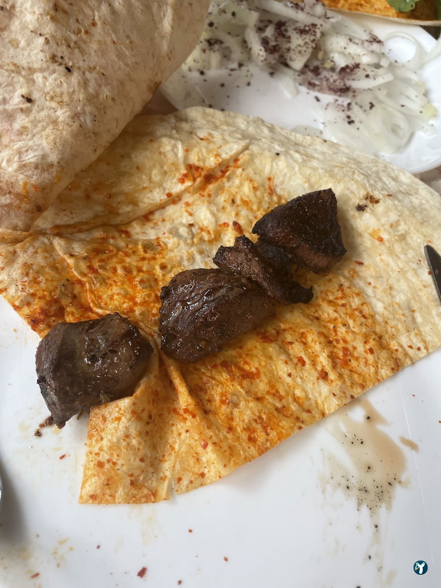 The Salaş Ciğer Şeftali Kebabı (Kebap Evi)