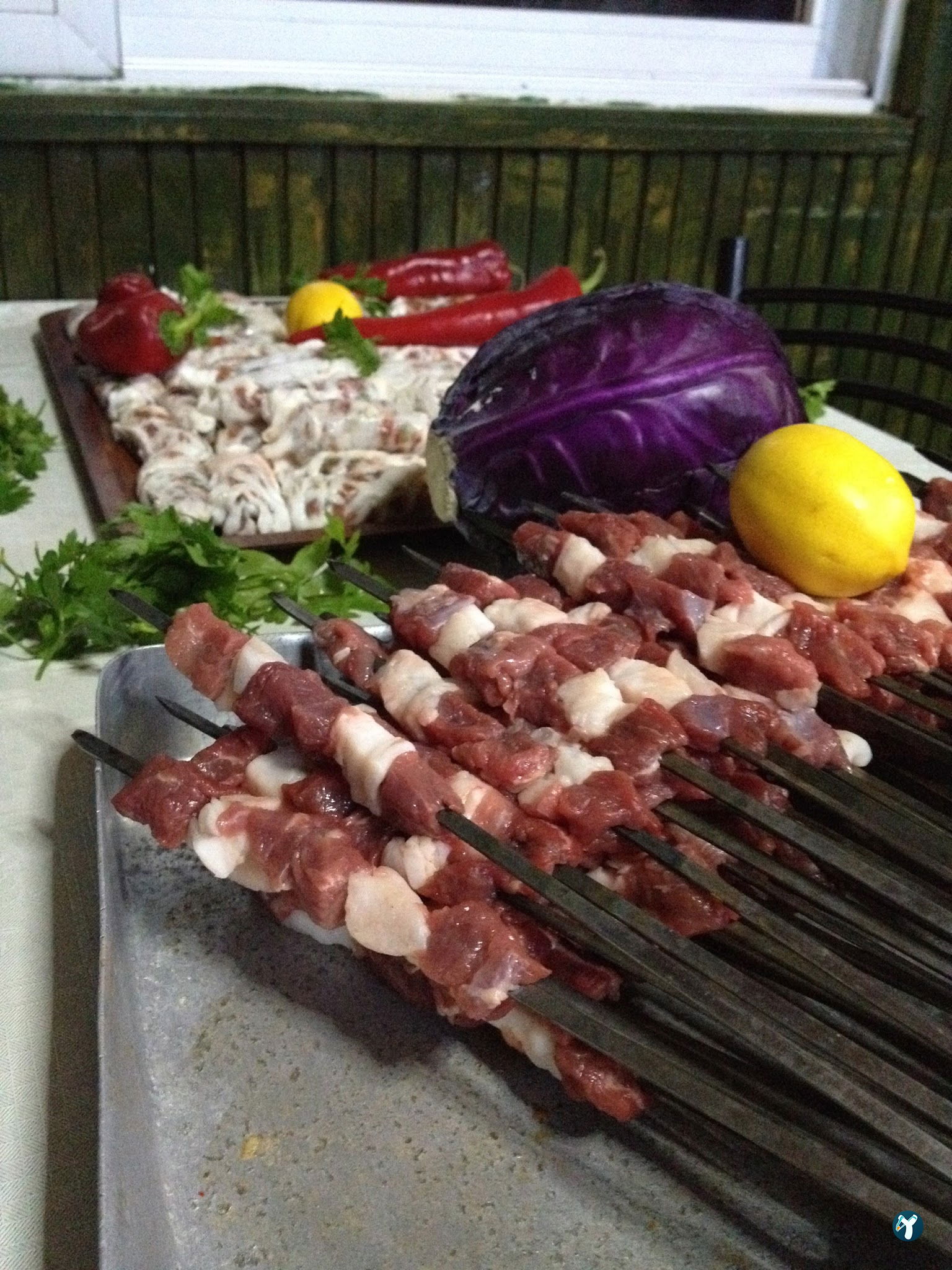 The Salaş Ciğer Şeftali Kebabı (Kebap Evi)