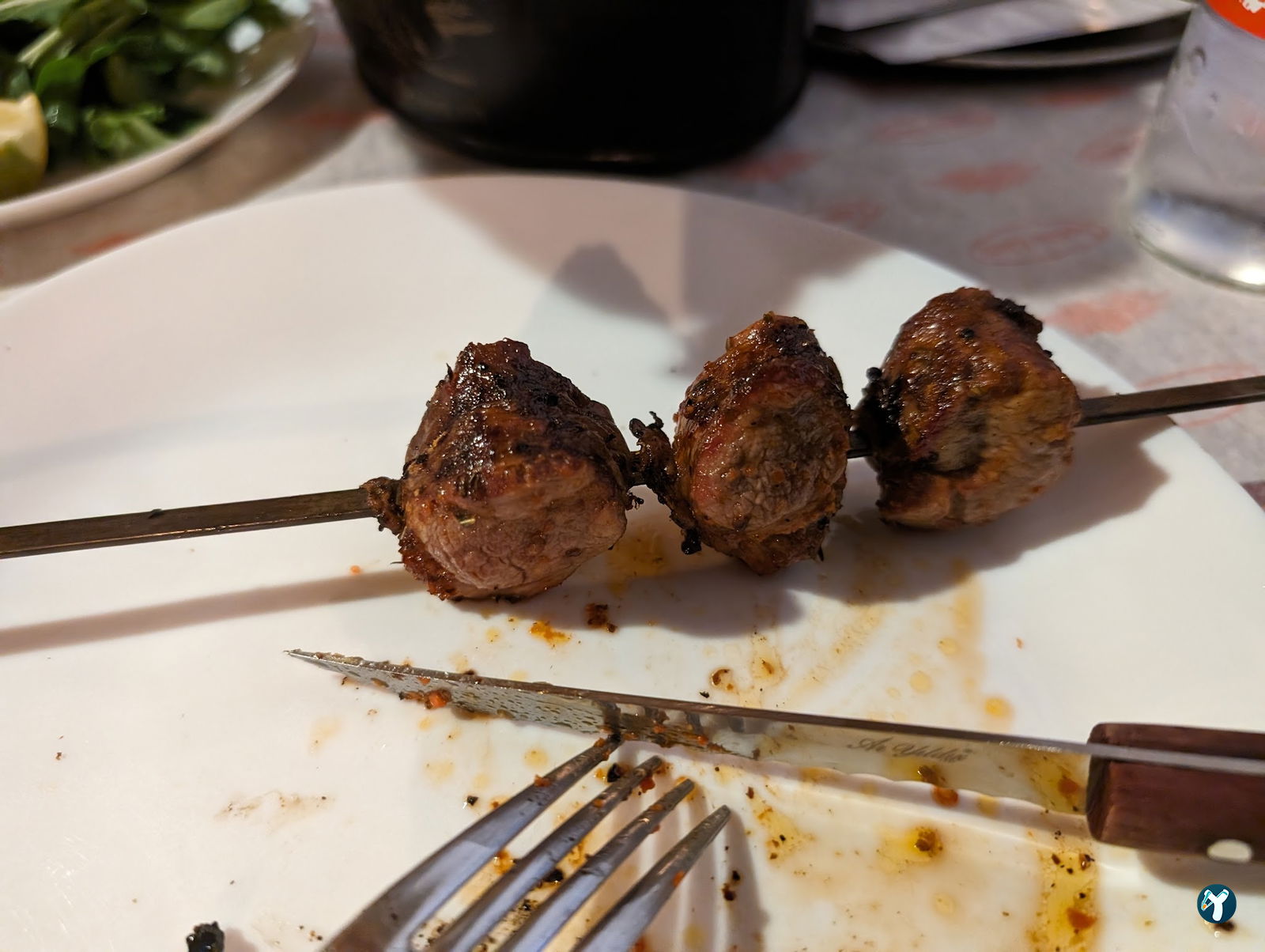 The Salaş Ciğer Şeftali Kebabı (Kebap Evi)