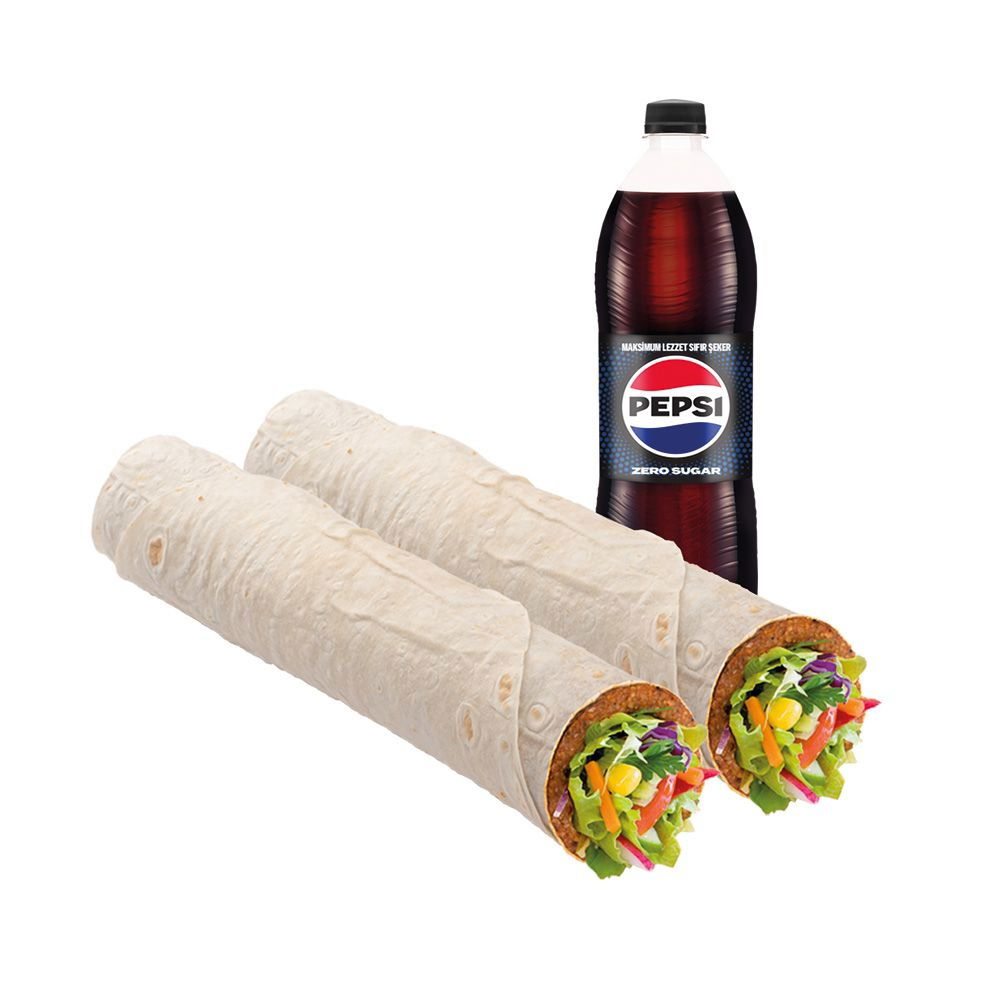 2 Mega Çiğ Köfte Dürüm Fırsatı 2