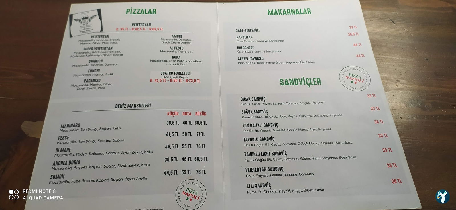 Pizza Napoli
