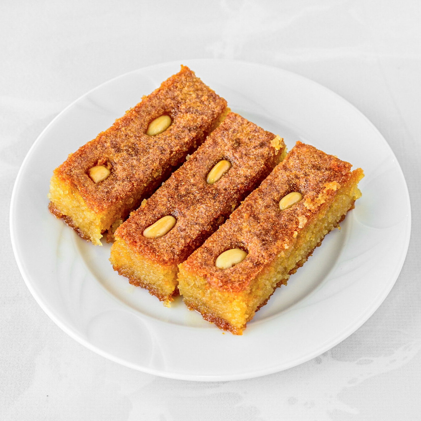 Kaymaklı Tahinli Şambali Tatlısı (Adet)