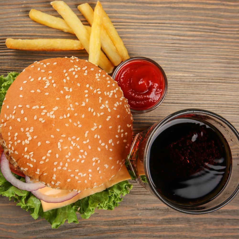 Sitting Bull BBQ Burger Menü