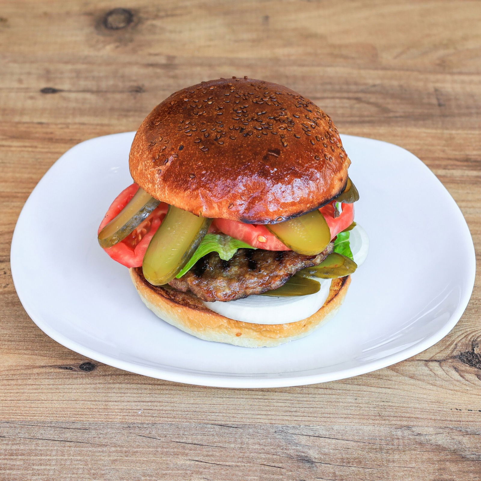 Double Sitting Bull Burger