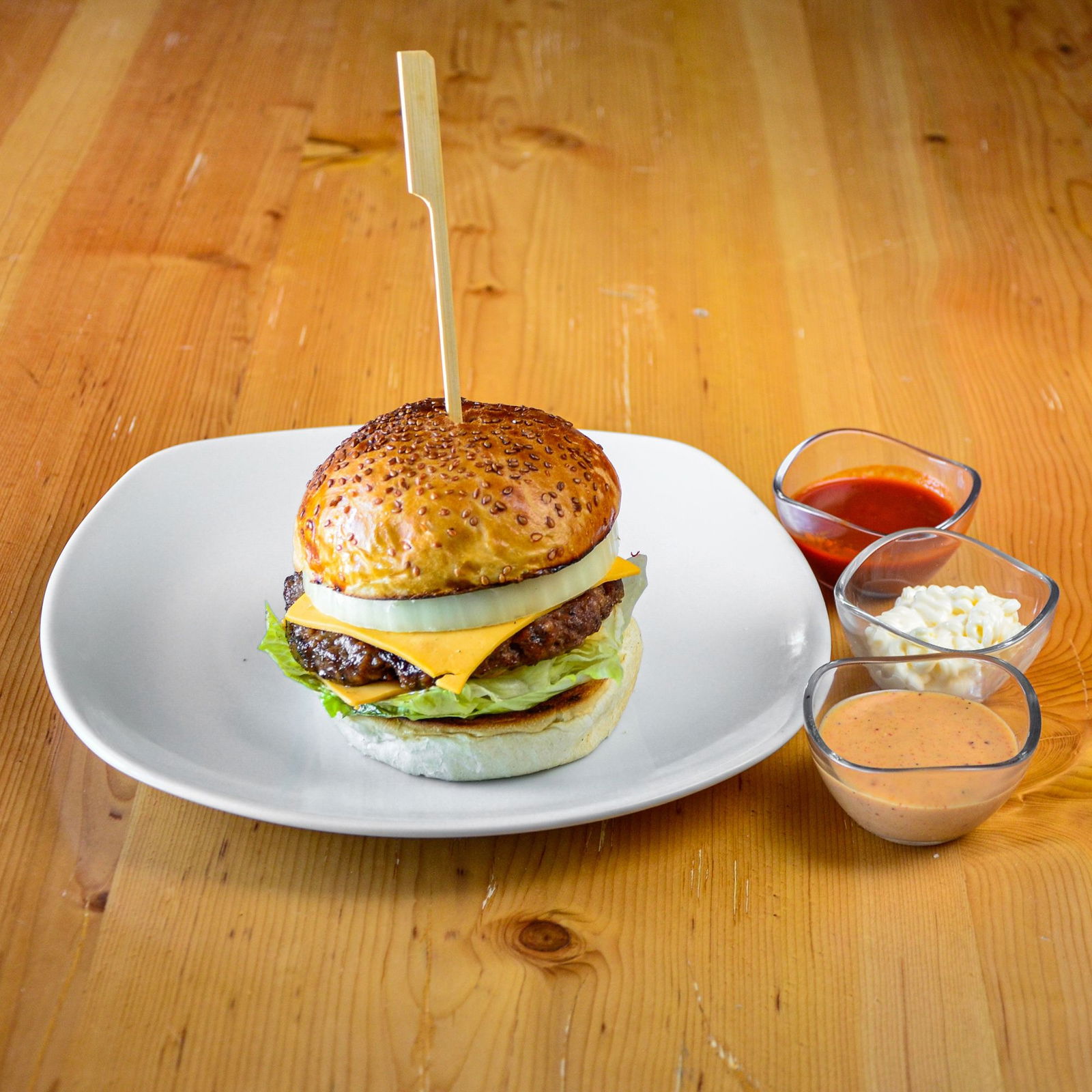 Sitting Bull Cheeseburger