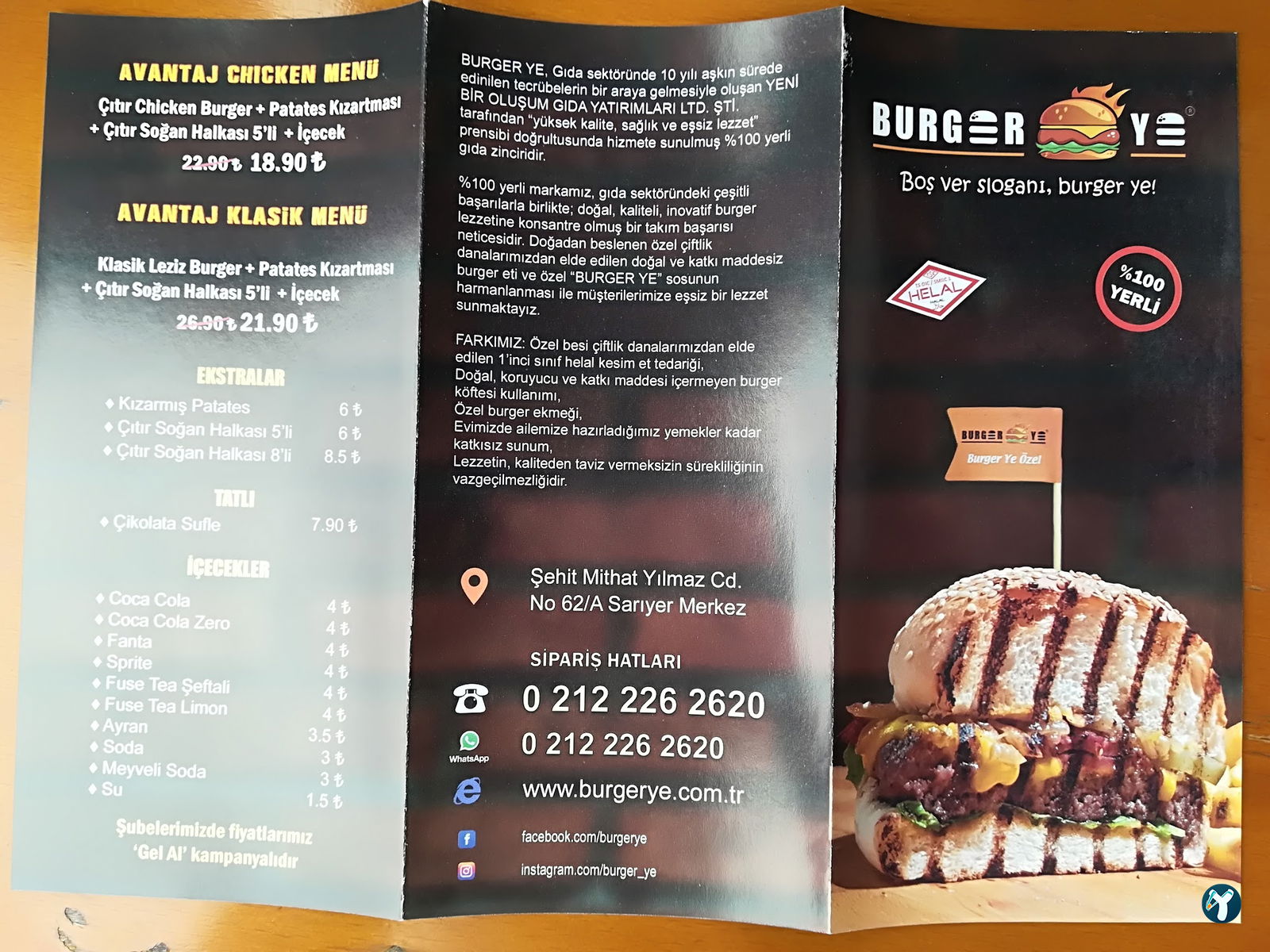 Burger Ye / Sarıyer