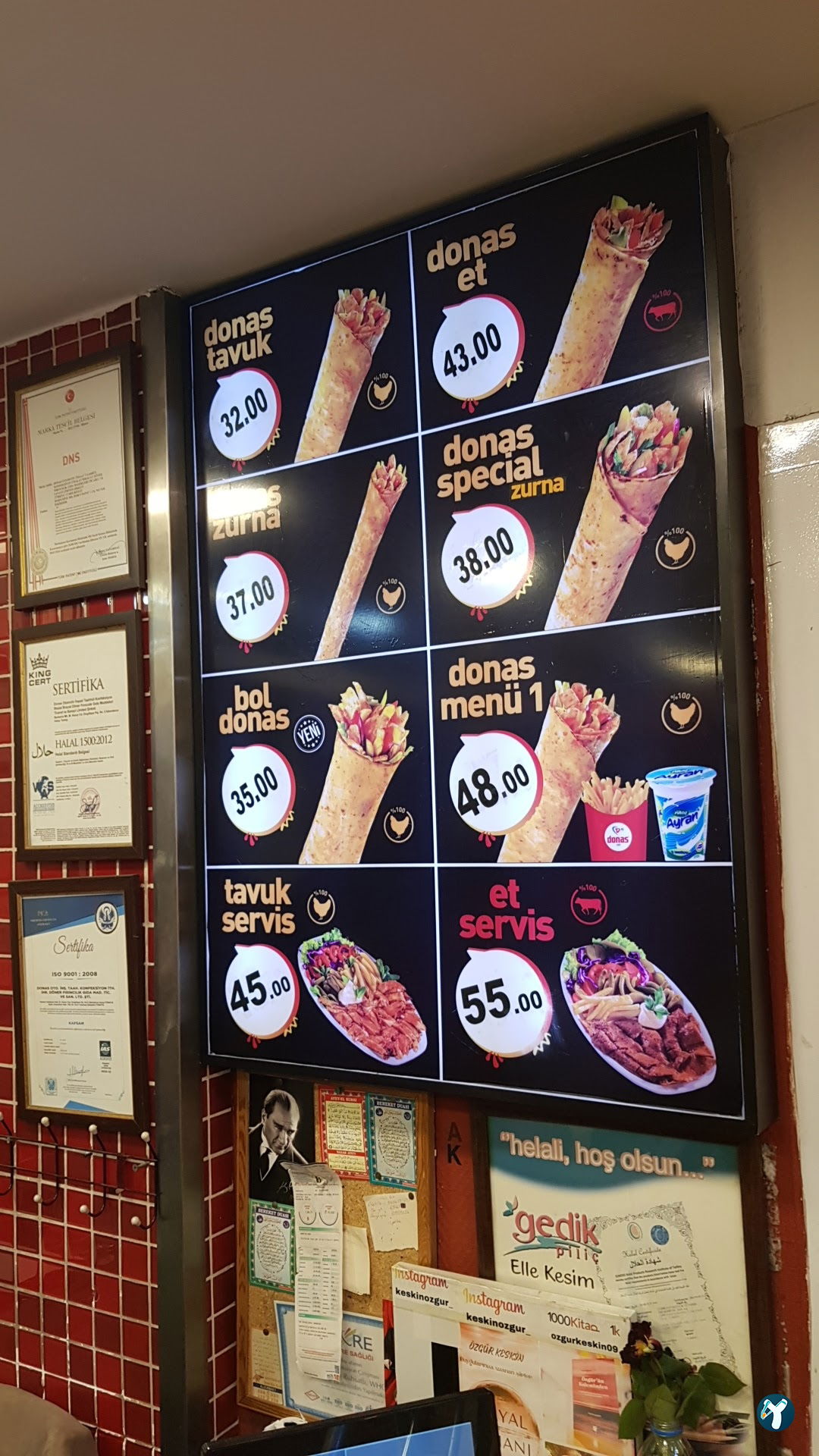 Donas Döner Isparta - Piri Mehmet