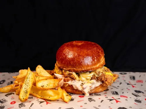Chicken Honey Burger Menü