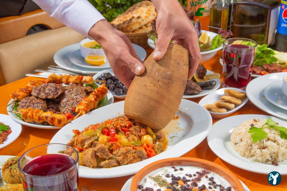 Etzade Eşsiz Anadolu Lezzetleri - Testi Kebabı, Dana Lokum - Kahvaltı