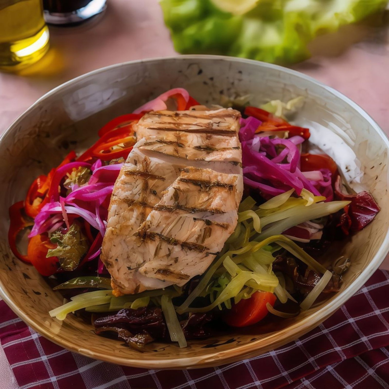 Izgara Tavuk Salata
