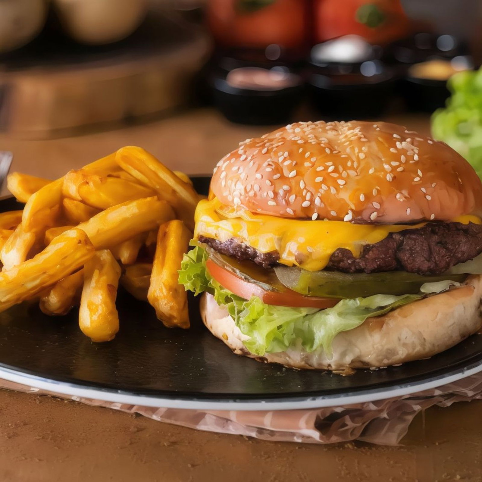 Junior Cheeseburger & Patates Kızartması