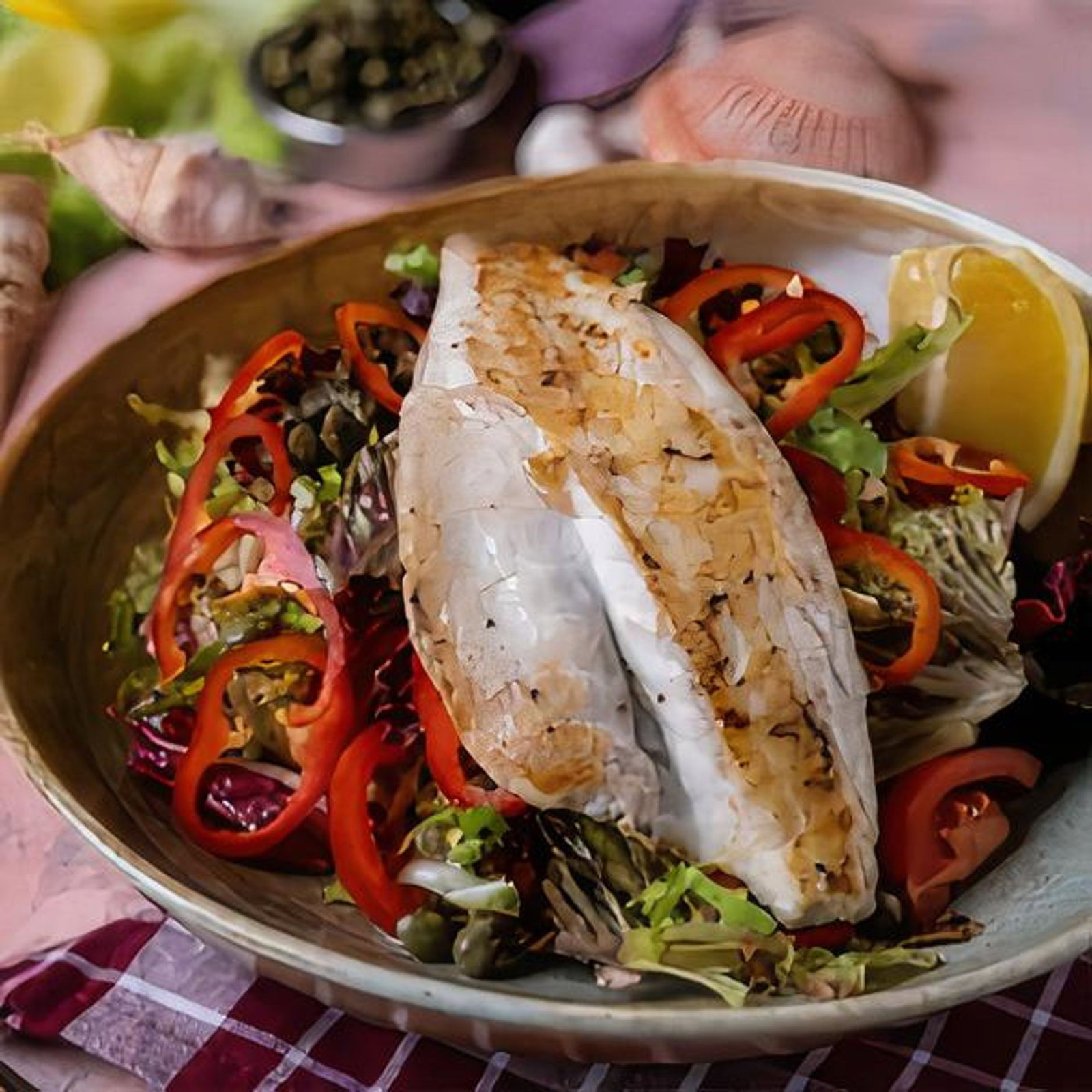 Levrekli Salata