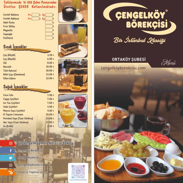 Çengelköy Börekçisi Ortaköy/Beşiktaş
