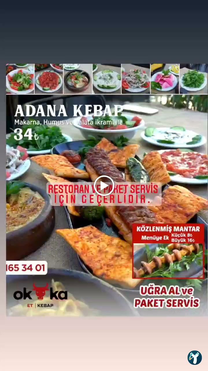 Adana Okka Et Kebap & Pirzola & Steak & Tavuk & Fındık Lahmacun & Humus Restoran