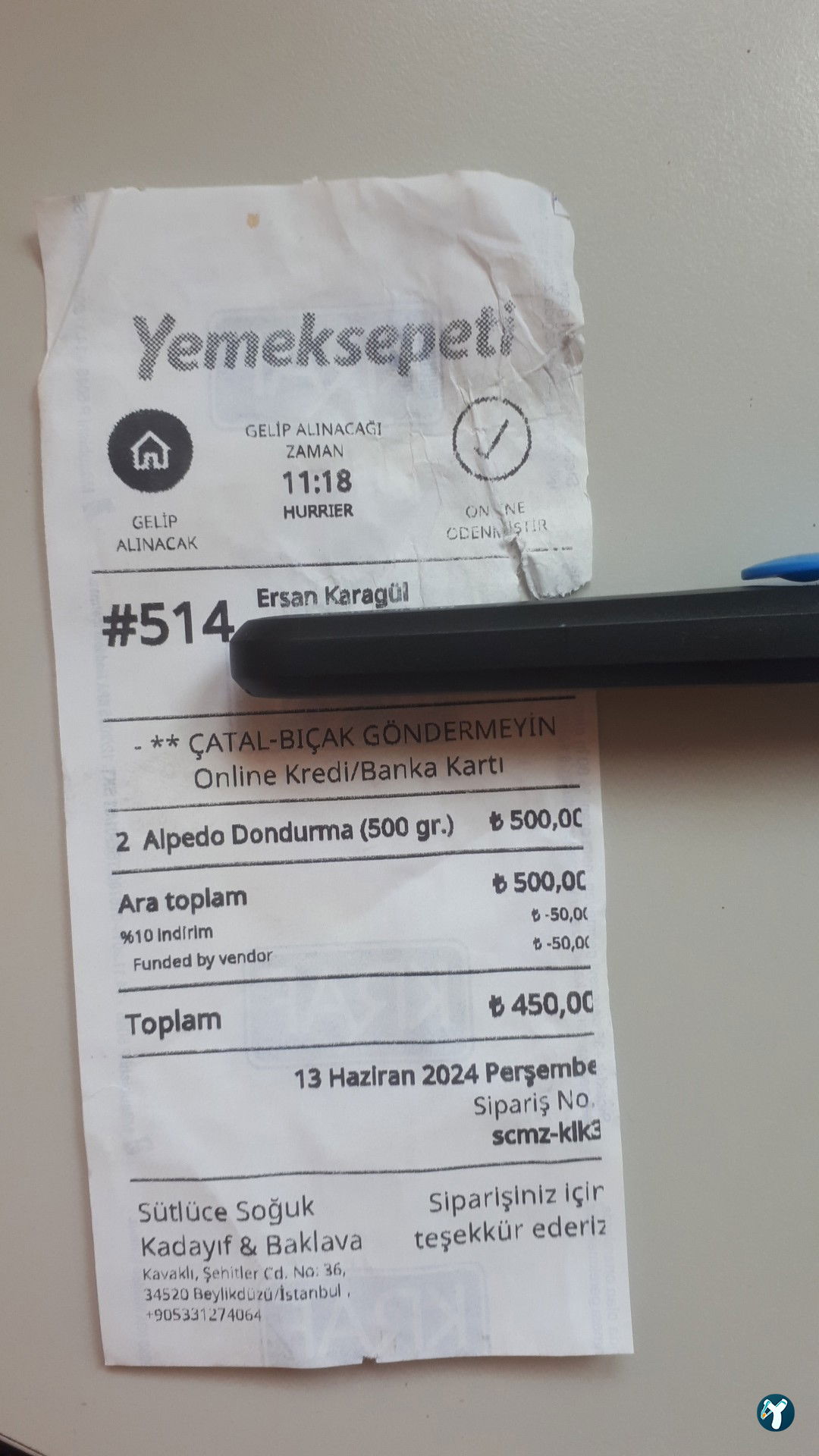 Sütlüce Kadayıf Beylikdüzü