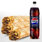 3'lü Et Döner Large Dürüm Menü