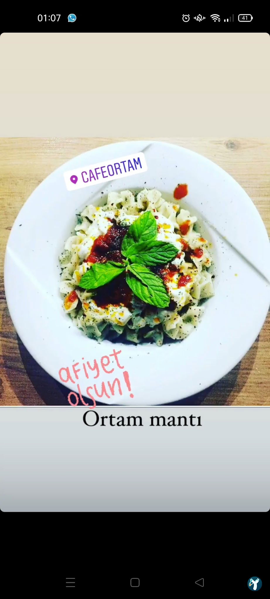 Cafe Ortam