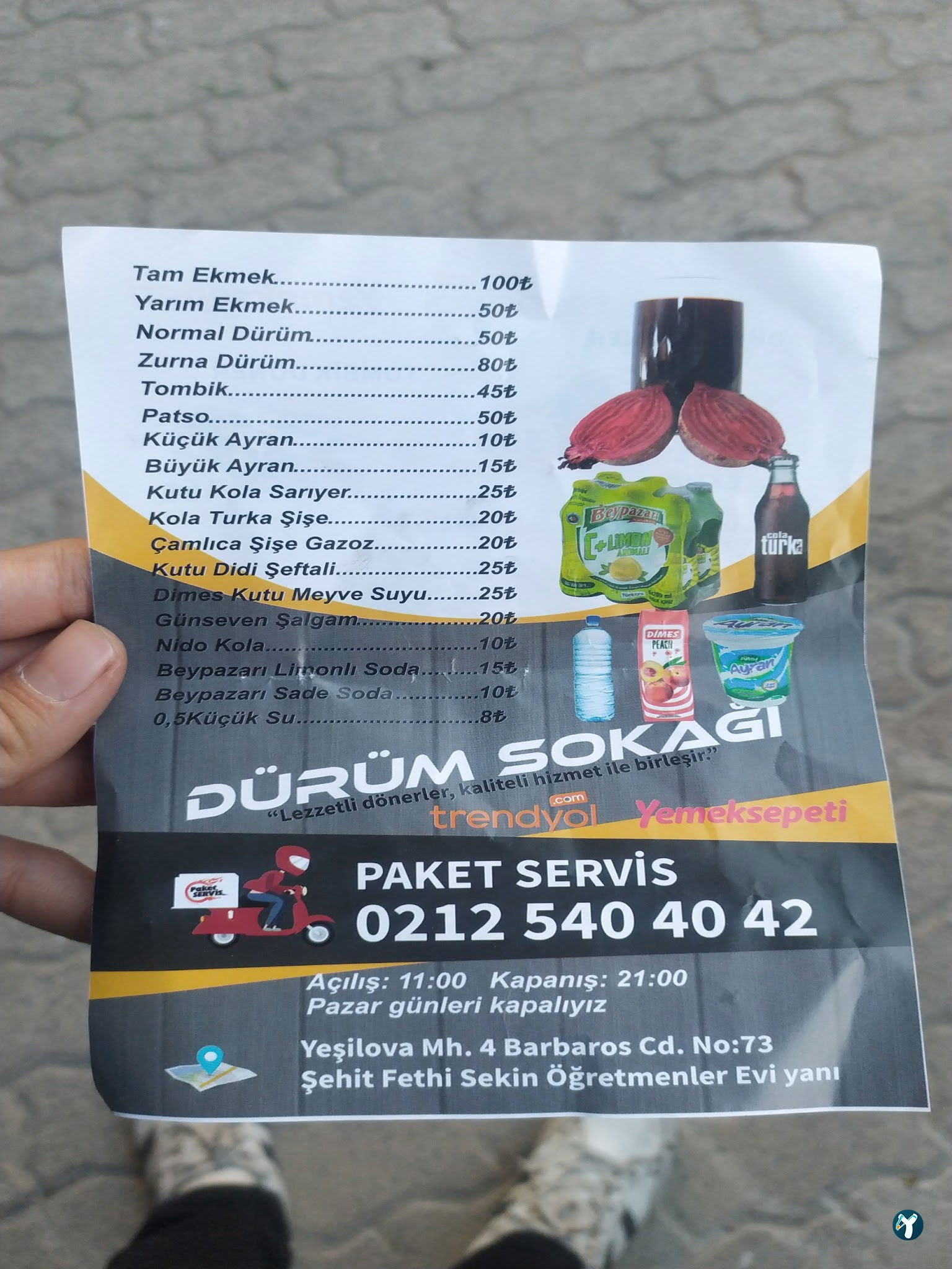 Dürüm Sokaği Küçükçekmece