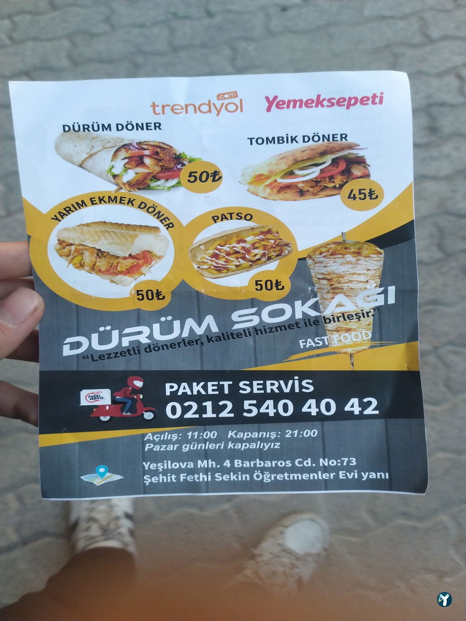 Dürüm Sokaği Küçükçekmece