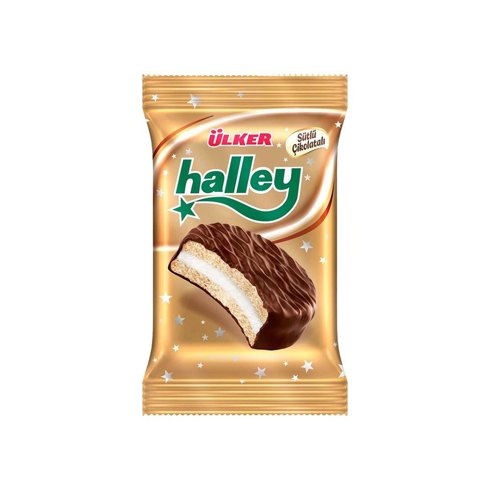 Ülker Halley Çikolata Kaplı Bisküvi (30 gr.)