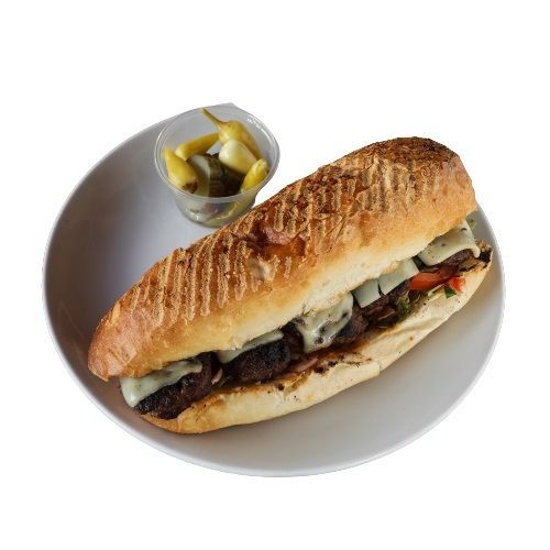 Yarım Ekmek Arası Kaşarlı Kasap Köfte