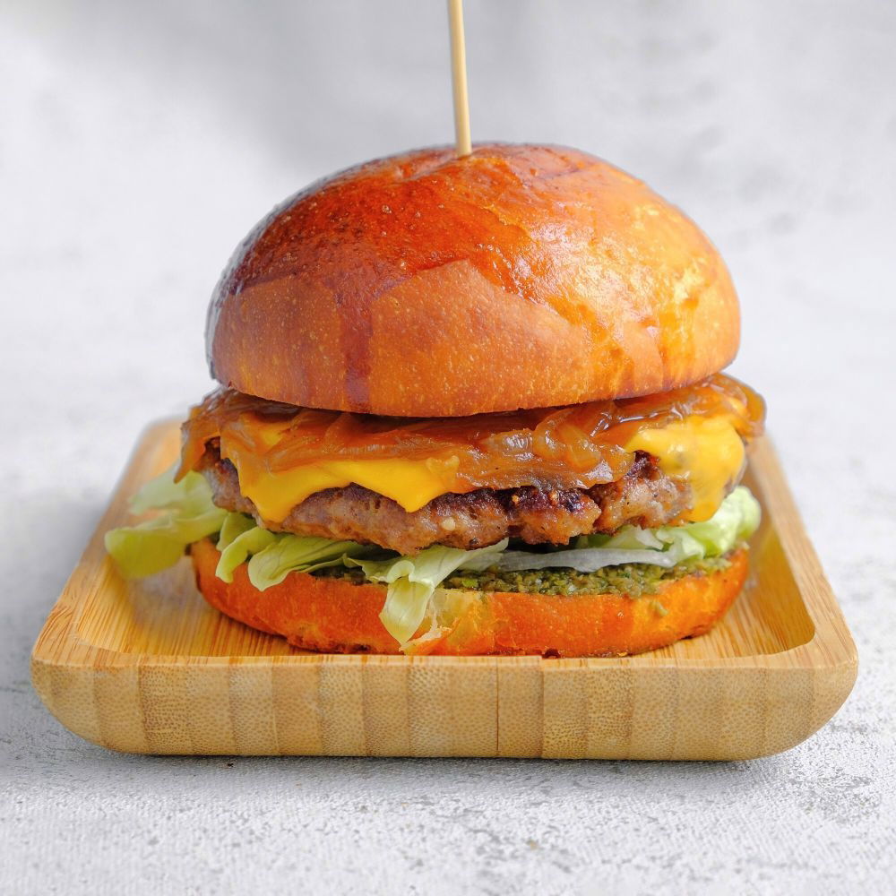 Çift Köfteli Cheeseburger