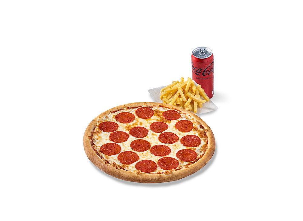 Orta Boy Pizza Menü + Patates