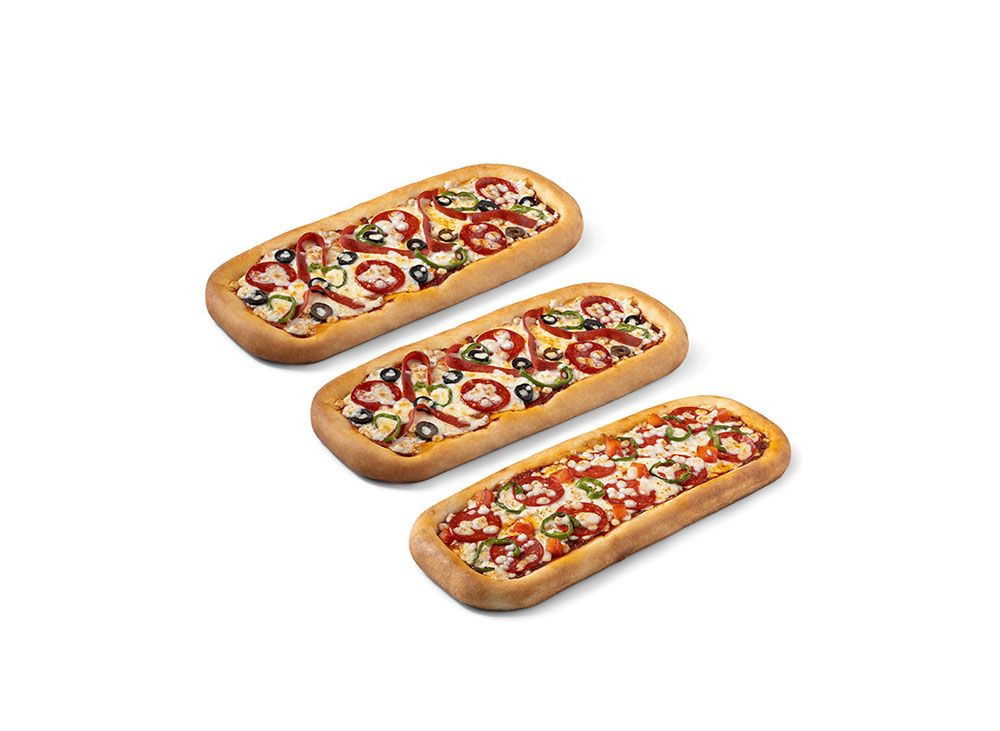 3'lü Pan Pizza