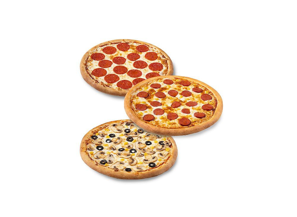 3 Orta Boy Pizza