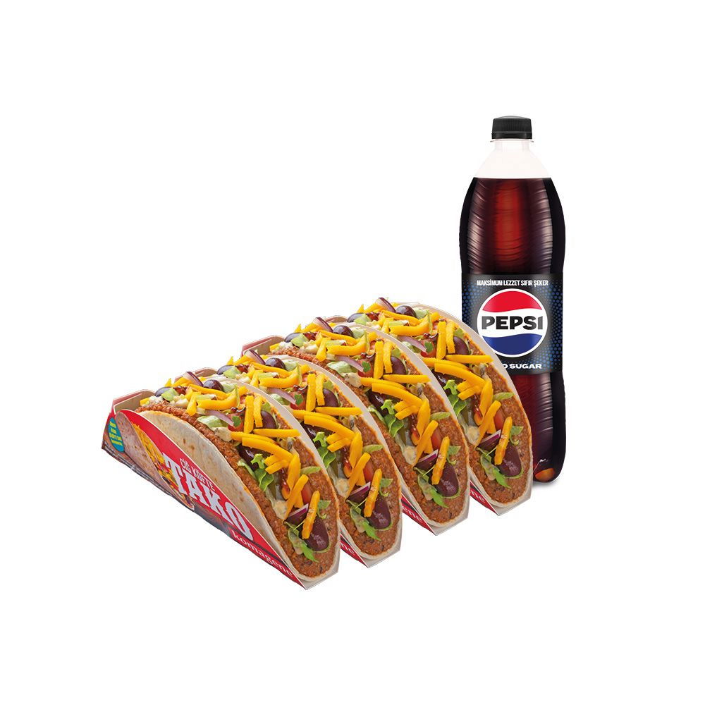 Doritos''lu Çiğ Köfte Tako Menü 2