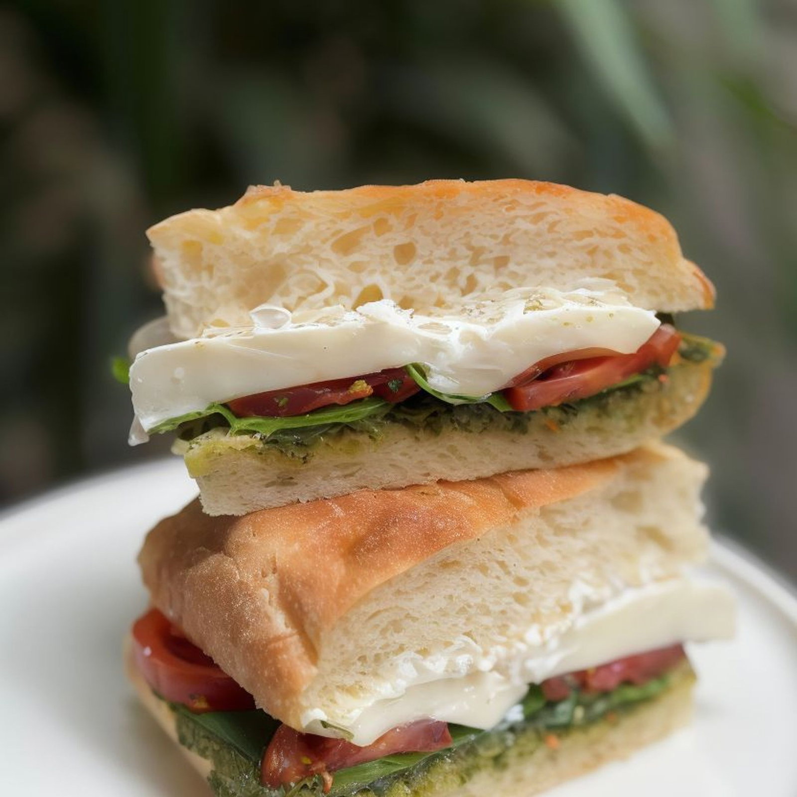 Focaccia Capresse Sandviç