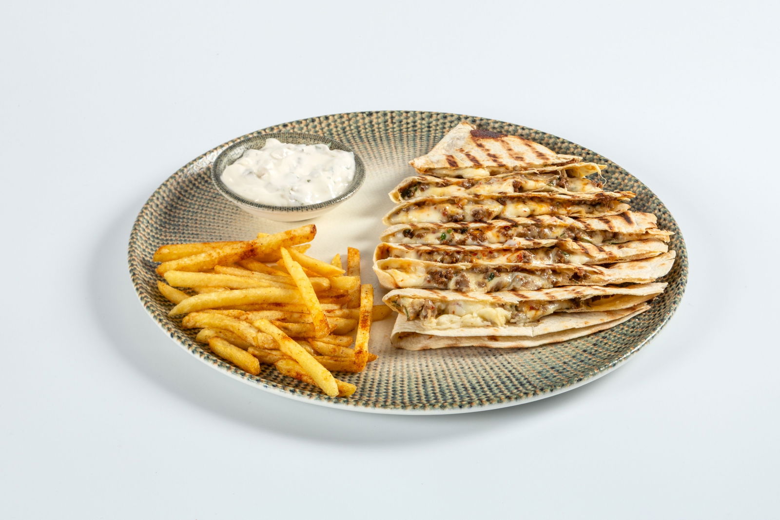 Kıymalı Kaşarlı Tortilla